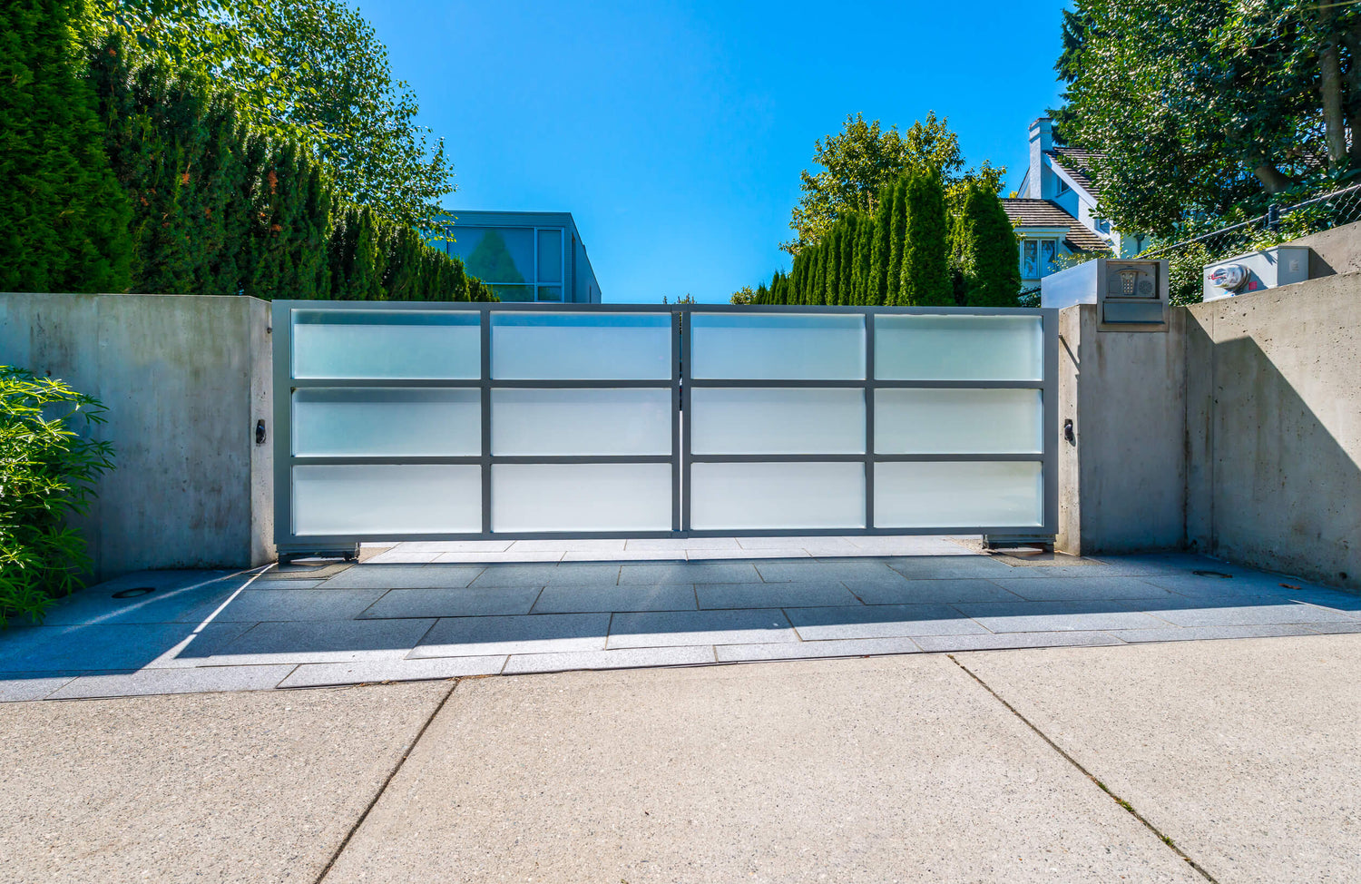 Garage house door