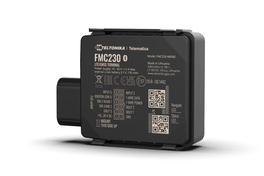 FMC230 - Αδιάβροχο 4G GPS tracker και καταγραφή θερμοκρασίας