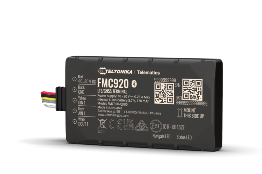 FMC920 - Συμπαγές 4G GPS Tracker για διαχείριση οχημάτων