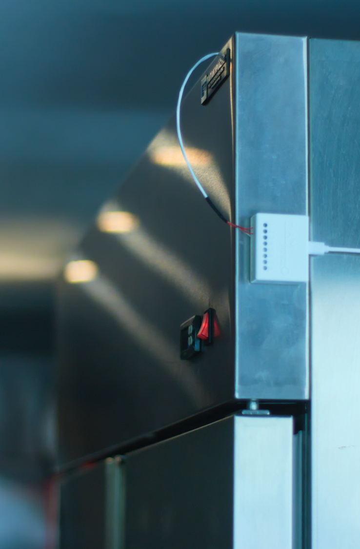 Thermosense intalled commercial refrigerator