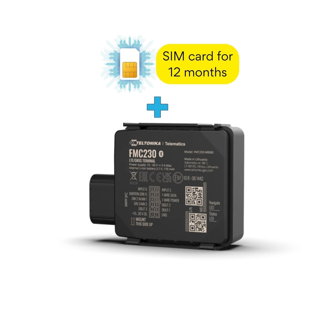 FMC230 com cartão SIM