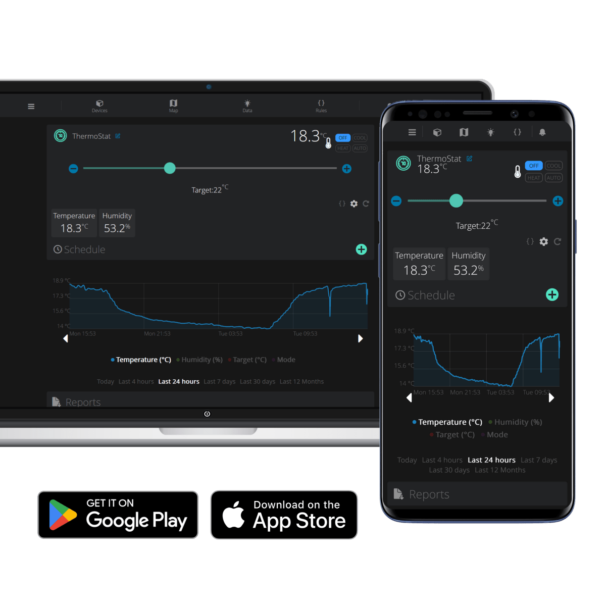 ham thermostat platform app en