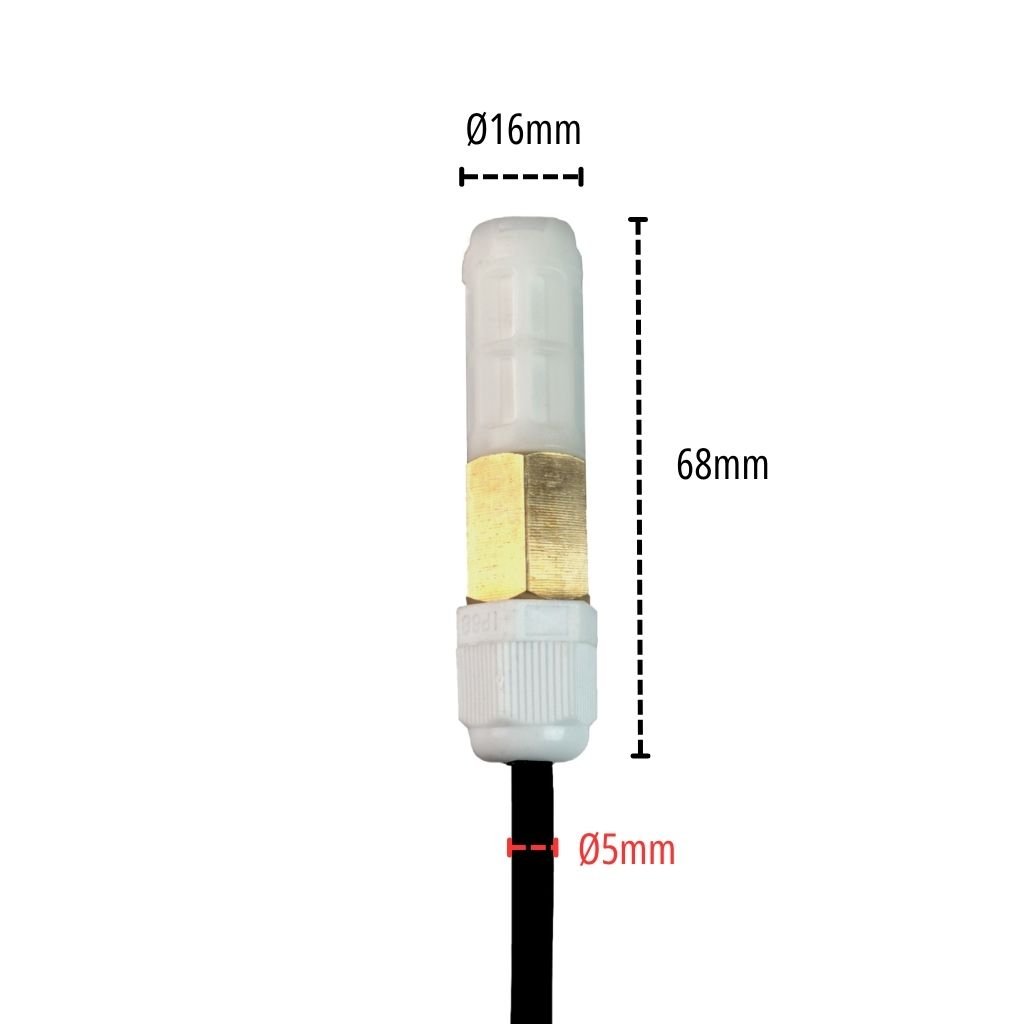 SHT temp and humidity sensor dimensions