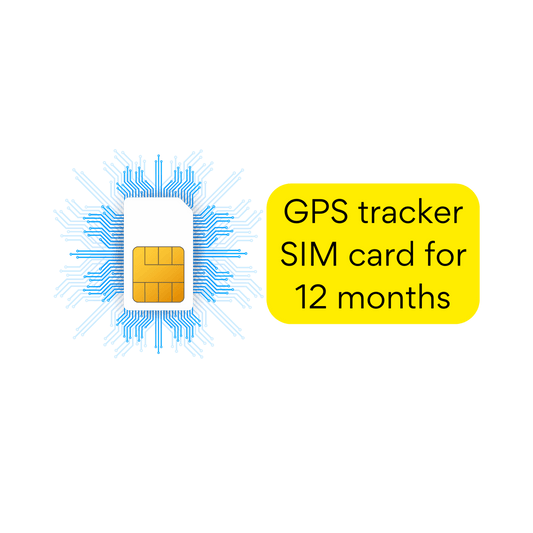 SIM card for GPS tracking, twelve months - HAM Systems store